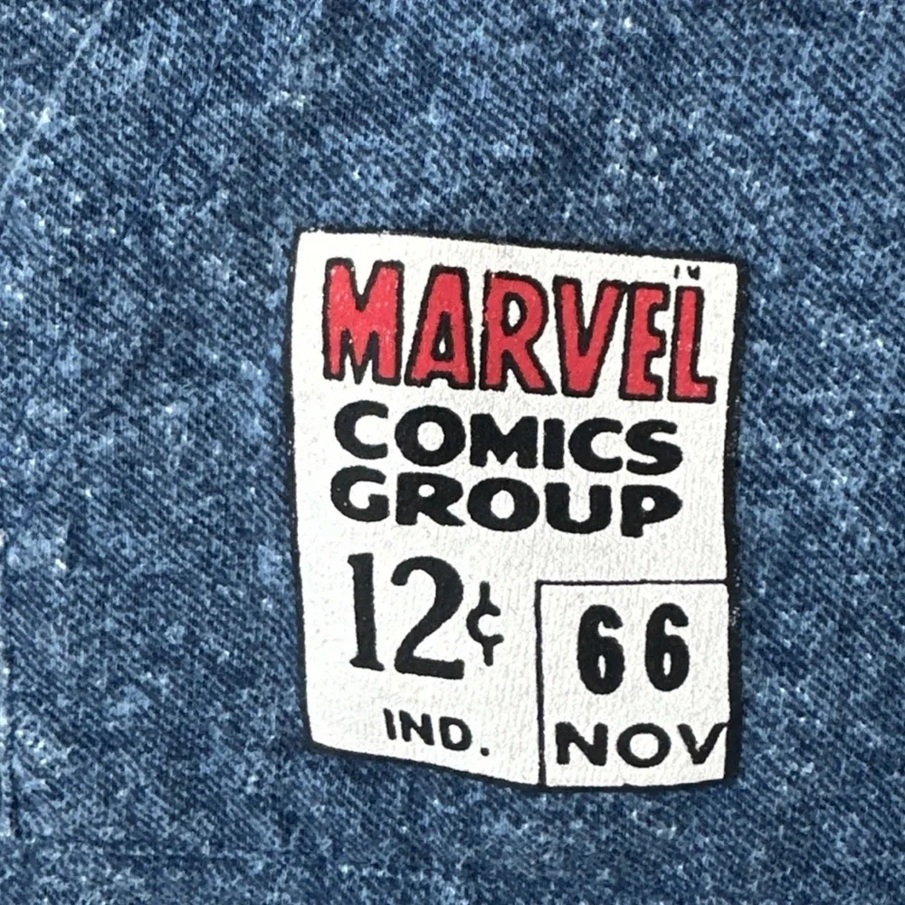 Preowned Disney Parks Marvel Spider-Man Spirit Jersey Hoodie 60th Anniversary LG - Picture 3 of 10